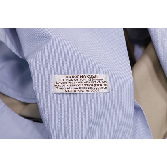 Peter Millar Khaki Tan Flat Front Chino Pants Trousers Tall 38x36 - Picture 7 of 7